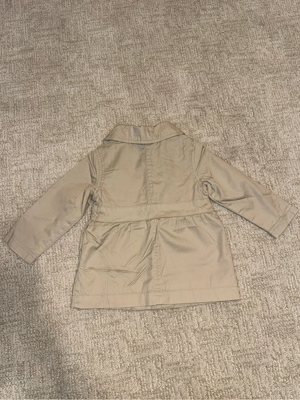 Old Navy Beige Double-Breasted Pea Coat for Kids (2T)